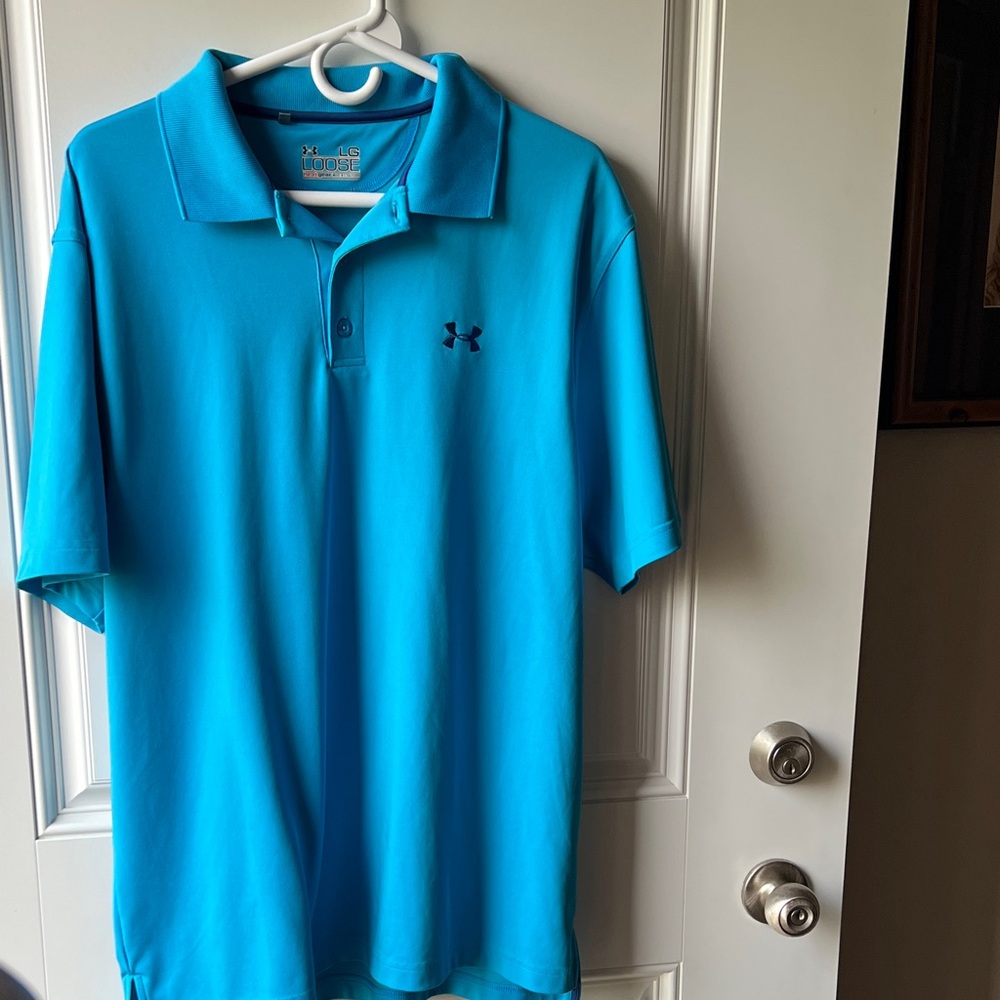 Under Armour Men's Vibrant Blue Polo